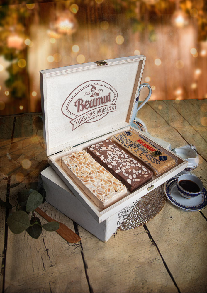 Lote de Turrón Jijona, Alicante y Chocoleche