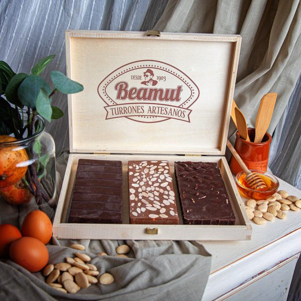 Lote de Turrón Chocoleche, Chocopuro y Chocosolo